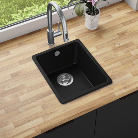 Garnet 40 Simple Thin - Egymedencés gránit konyhai mosogató csepegtető nélkül