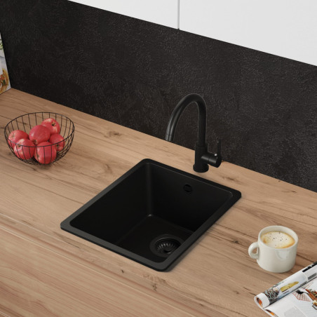 Garnet 40 Simple Thin - Egymedencés gránit konyhai mosogató csepegtető nélkül