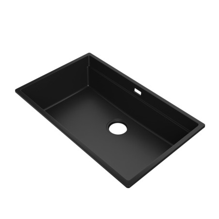 Multifunktional Einbecken Granitspüle ohne Abtropffläche Coral 80 Low Level Thin