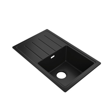 Ametyst 700-45 Simple - Egymedencés gránit konyhai mosogató csepegtetővel