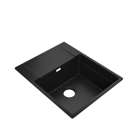 Multifunktional Einbecken Granitspüle mit Abtropffläche Pearl 620-50 Low Level