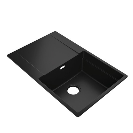 Multifunktional Einbecken Granitspüle mit Abtropffläche Pearl 780-50 Low Level